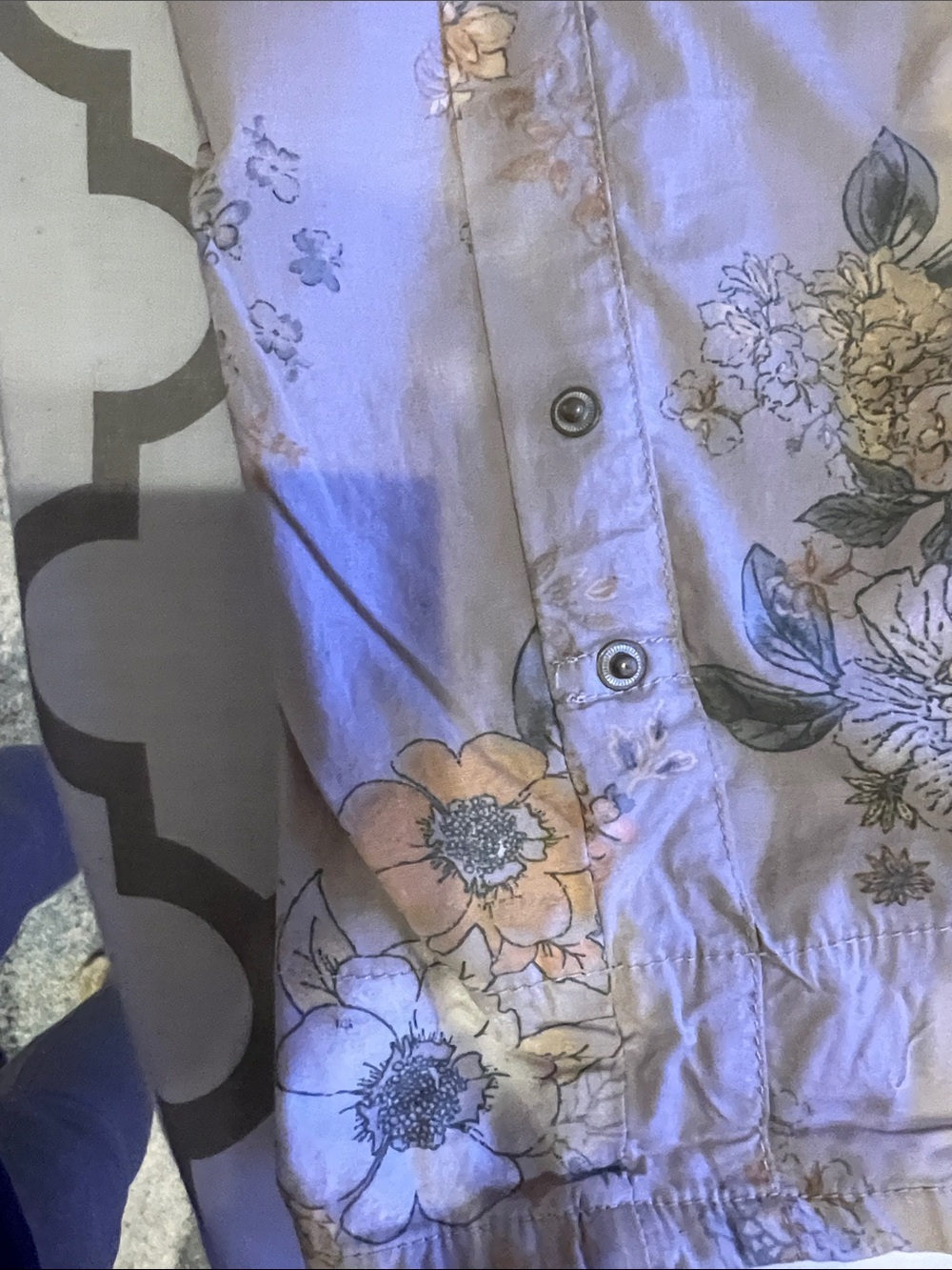Democracy Floral Cargo ankle pants - Picture 4 of 7